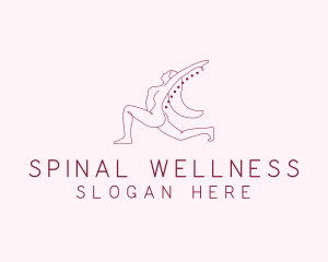 Pink Fitness Yoga Exercise   logo design