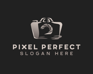 Slr - Camera Shutter Photography logo design