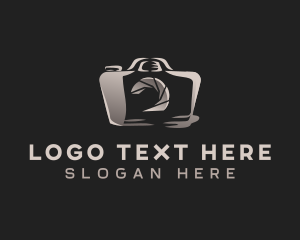 Slr - Camera Shutter Photography logo design