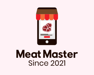 Online Meat Market logo design