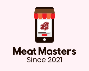 Online Meat Market logo design