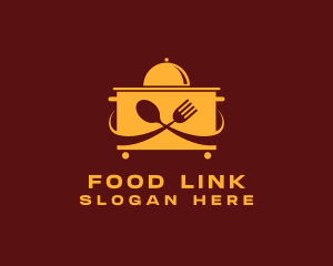 Food Court Trolley  logo design