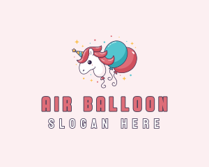 Balloon - Unicorn Balloon Party logo design