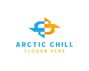 Frost - Hot Cold Industrial Cooling logo design