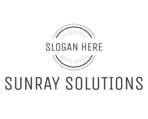 Sunray - Sunray Firm Badge logo design