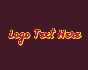 Wordmark - Retro Signage Lifestyle logo design