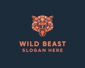 Wild Tiger Head logo design