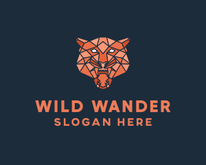 Wild Tiger Head logo design