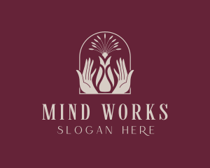 Flower Hand Spa logo design