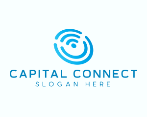 Internet Network Signal logo design