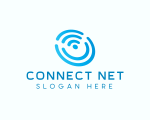 Internet Network Signal logo design