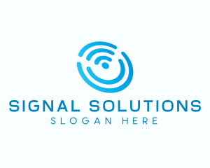 Signal - Internet Network Signal logo design