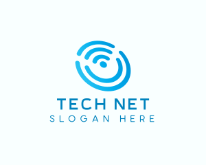 Net - Internet Network Signal logo design