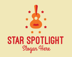 Talent Show - Acoustic Guitar Star logo design