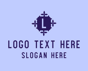 Pavement - Floral Tile Pattern logo design