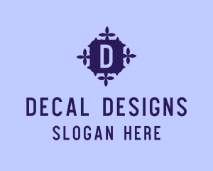 Floral Tile Pattern logo design