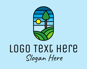 Plant - Nature Hills Mosaic logo design