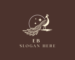 Majestic - Luxury Peacock Bird logo design