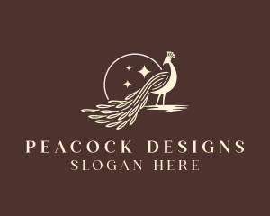 Peacock - Luxury Peacock Bird logo design