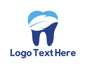 Feather - Feather Tooth Dentistry logo design