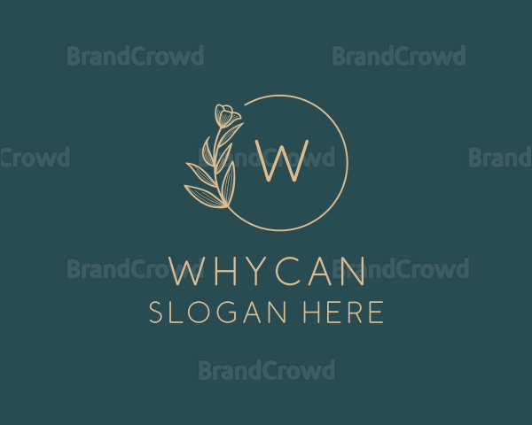 Elegant Floral Wedding Logo