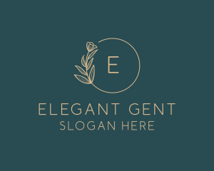 Elegant Floral Wedding logo design