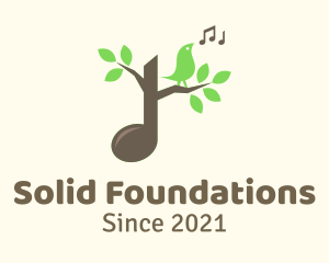 Singer - Nature Bird Song logo design