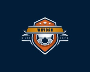 Coach - Football Soccer League logo design