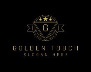 Gold - Luxury Gold Star logo design