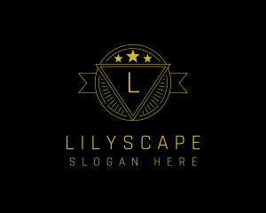 Luxury Gold Star  logo design