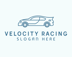 Racing Sports Car logo design