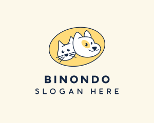 Siamese - Cat & Dog Veterinary logo design