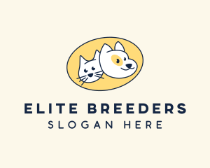 Cat & Dog Veterinary logo design