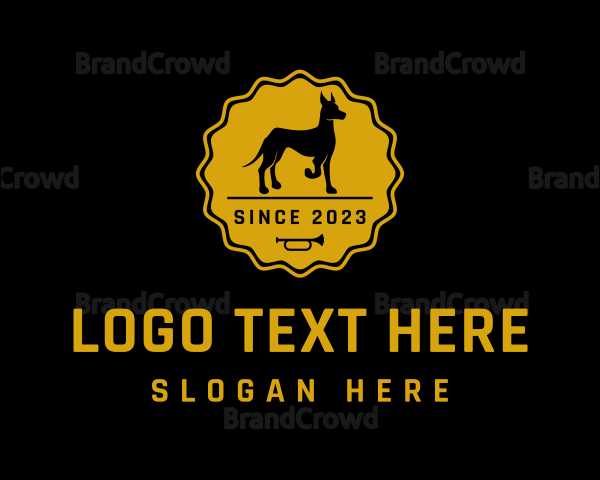 Hound Dog Pet Show Logo