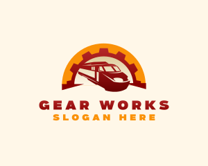 Industrial Gear Train logo design