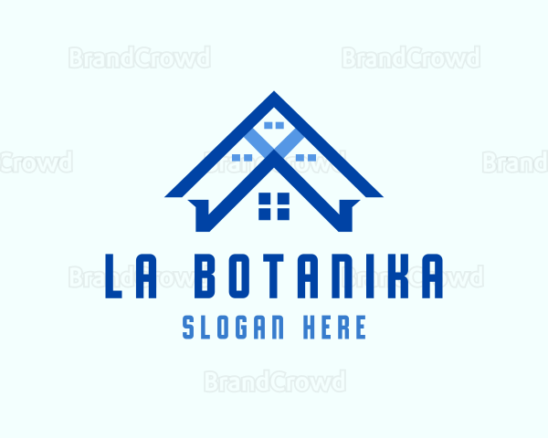 Construction Roof Residence Logo