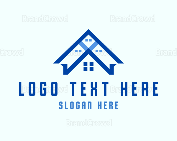 Construction Roof Residence Logo