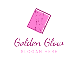 Pink Sexy Woman logo design