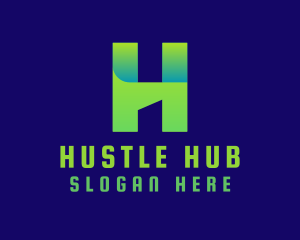 Business Startup Letter H logo design