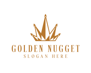 Golden Luxury Crown  logo design