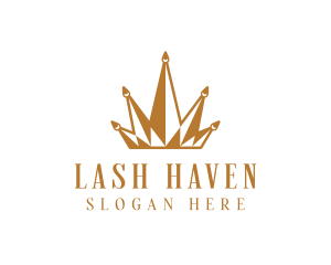 Golden Luxury Crown  logo design