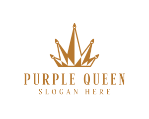 Golden Luxury Crown  logo design