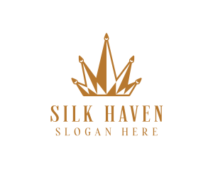 Golden Luxury Crown  logo design