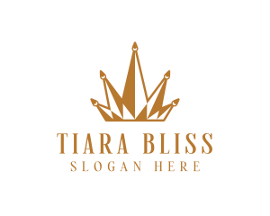 Golden Luxury Crown  logo design