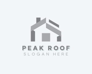 Roofing Property Roof logo design