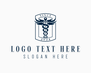 Emblem - Caduceus Medical Clinic logo design