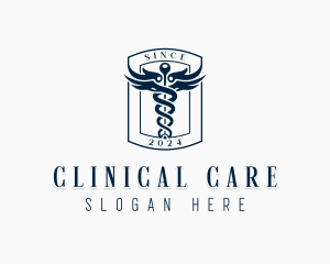 Caduceus Medical Clinic logo design