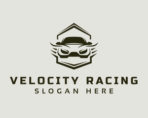 Car Race Sedan logo design