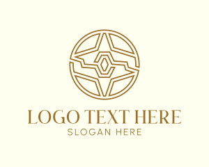 Relic - Bronze Intricate Relic logo design