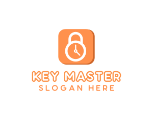 Unlock - Security Alarm Clock logo design